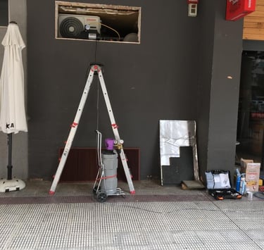 reparación de un split 1x1