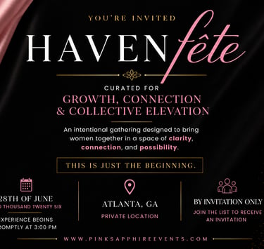 Haven Fete Invitation - June 28th