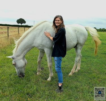 couple cavalier cheval retraite pre
