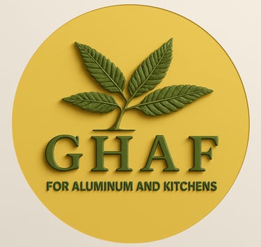 RoyallSystem website design and digital branding for Ghaf Aluminium and Kitchens Company in UAE