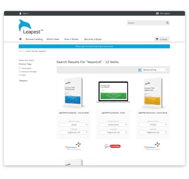 old product search results