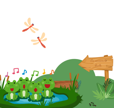 comptines les petites grenouilles