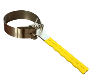 CD80T3-Fits 75–85 mm oil filters, 30 mm strap,  fixed handle, oil filter wrench