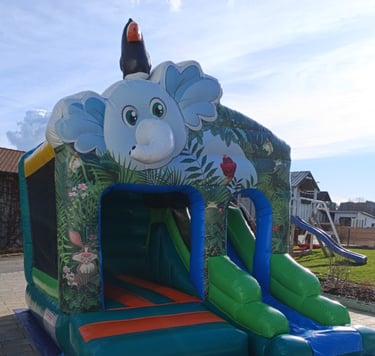 Hüpfburg - Elefant