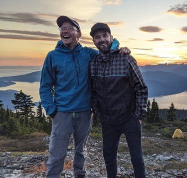 Ben and Jakob the owners of way out west tours