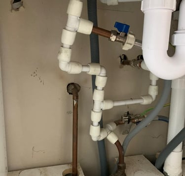 leaking pipe fixed in a pershore home