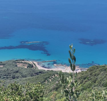 Walk to Monastery Elias Corfu Villa Olivia Pentati