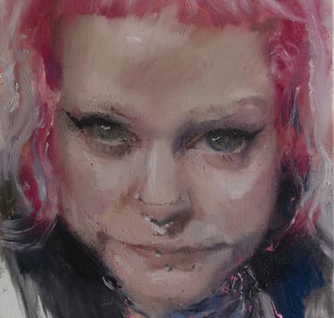 Eremita - Óleo sobre tela - 30cm x 30cm