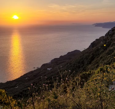 Walk to Monastery Elias Corfu Villa Olivia Pentati