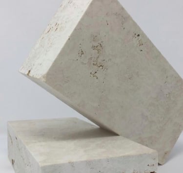 Cegiełka z trawertynu włoskiego kamienia naturalnego cegła kamienna