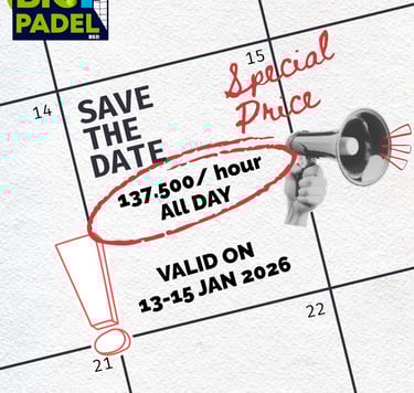special price promotion big 4 padel bsd