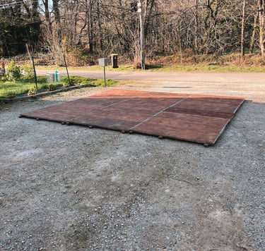 Piste de danse en bois