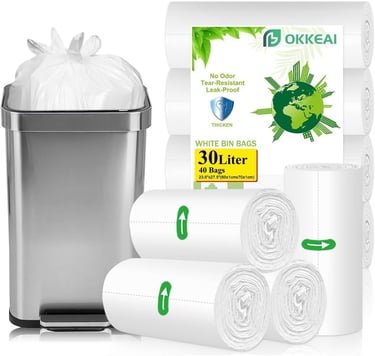 a trash canister with a trash canister and a trash canister