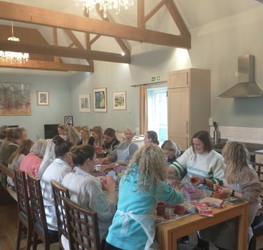 boob pot making hen party