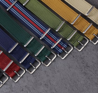 Ribbed NATO Nylon Strap