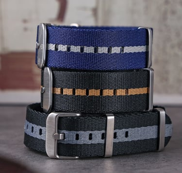 Seat belt nylon watch strap