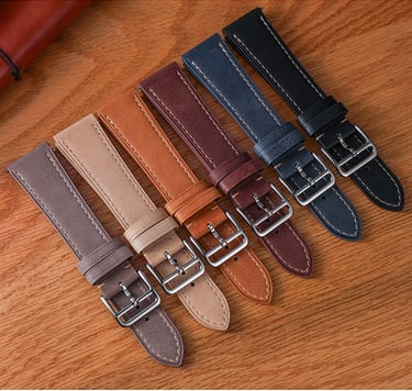 Leather Watch Band Strap