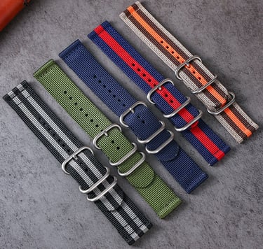 2 PCS Zulu Watch strap