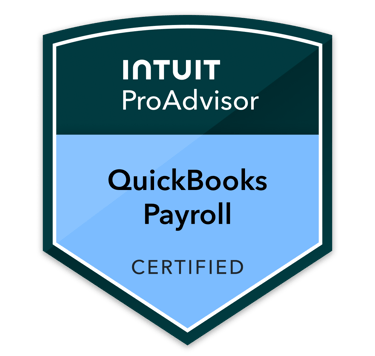 QuickBooks Payroll certification badge