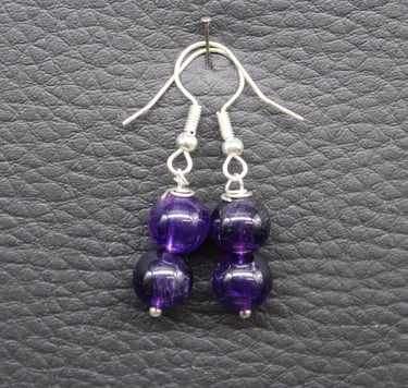 Boucle d'oreille pierre naturelle