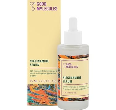 Good Molecules Niacinamide Serum - 10% Niacinamide to Target Acne, Nourishment, and Skin Tone 