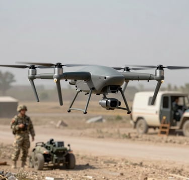 Close-up of a matte black aerospace composite surface with subtle carbon fiber texture under soft lighting.