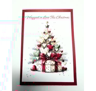 Creating cards with a square AI image.