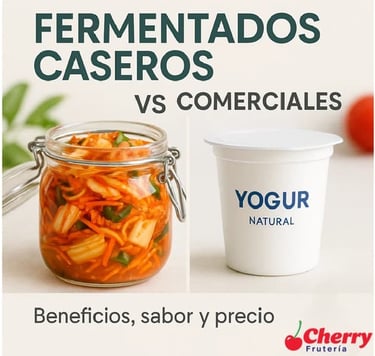 Comparativa de precios de alimentos fermentados