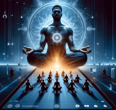 Digital yogi yoga vibration