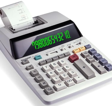 Amazon Basics Calculator – A simple, reliable tool for quick investment calculations and budgeting.