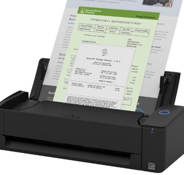 Fujitsu ScanSnap iX1300 Compact Scanner – Digitize financial documents