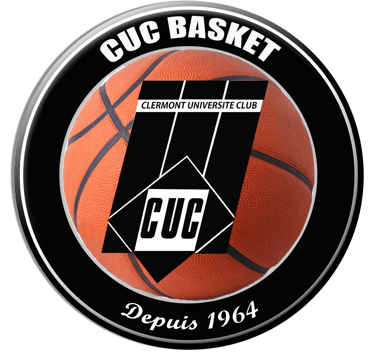 a basketball ball with the words cuc on it