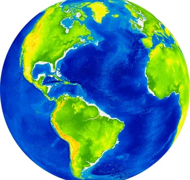 icon of a globe/planet earth 