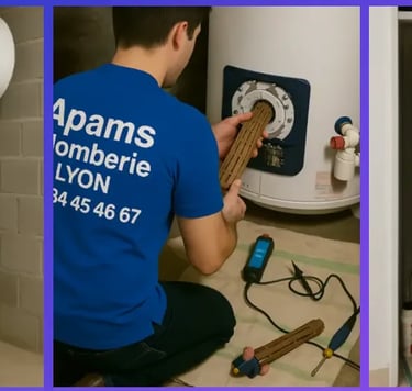 Assistance reparation panne chauffe eau lyon 3 marque Atlantic Thermor lyon 69003