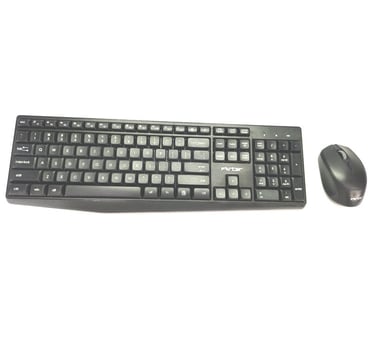 Wireless Keyboard and Mouse, Combo with Soft Keys for Effortless Typing