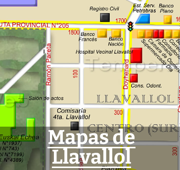 Mapas de Llavallol