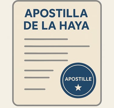 Traducción Jurada alemán Apostilla La Haya