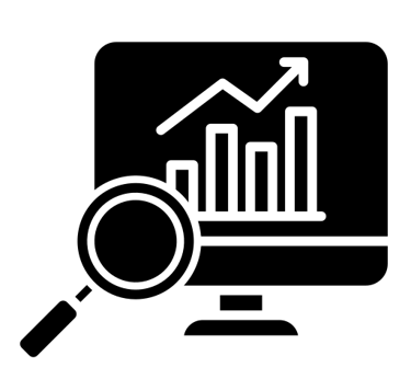 Bildschirm mit Wachstumskurve als Symbol für erfolgreiches Business Development