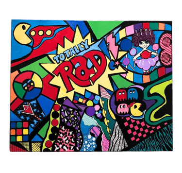 Abstract of 80s games - Decade Series by Art by Frankie - Frankie Cervantes. 