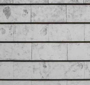 A decorative Stamped wall that was sealed and coated for protection