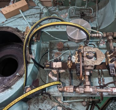 Hose for Pilot burner Main Burner recirculating for Inert Gas generator