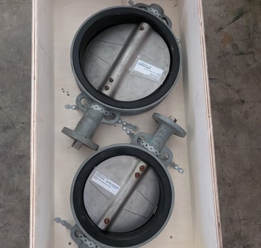 Butterfly valve for Capacity valve, IG Main valve and Atmospheric Valve for Inert Gas Generator
