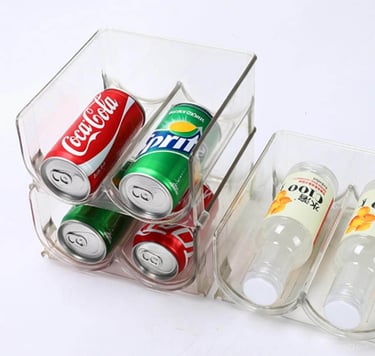 PET fridge beverage storage bin for cans wholesale