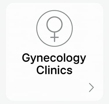 Find gynecology clinics in Karnal