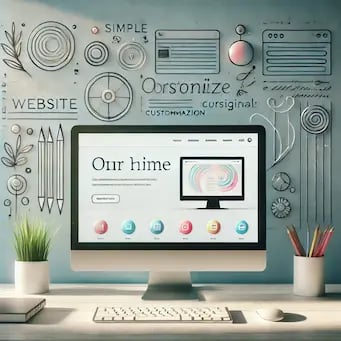 image représentant la création d'un site internet