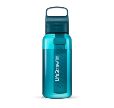 Lifestraw filtering water bottle for travel
