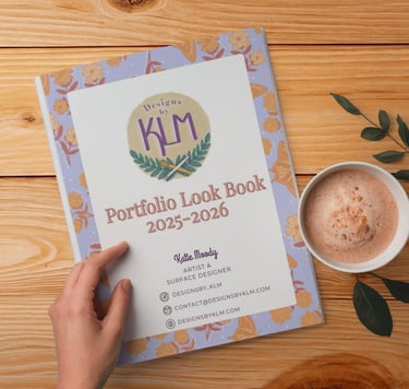 designs by KLM portfolio look book