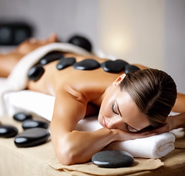 woman lying with prone position