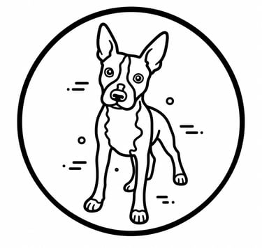 a dog with big pointy ears