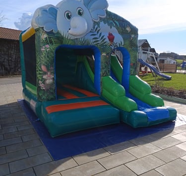 Hüpfburg - Elefant